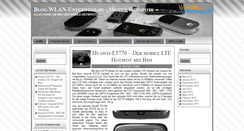 Desktop Screenshot of blog.wlan-unterwegs.de
